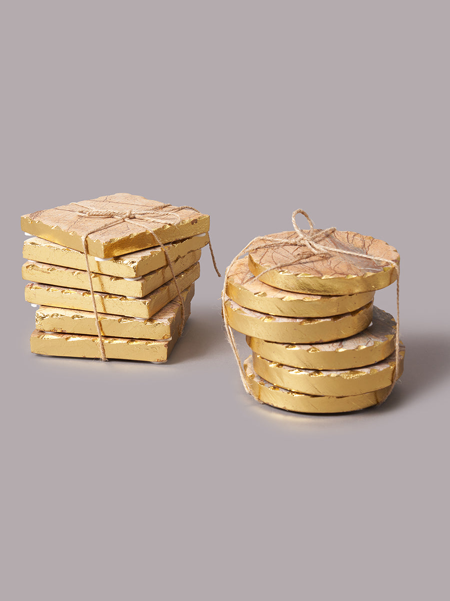 Shimmer & Sip Beige (Set of 6)