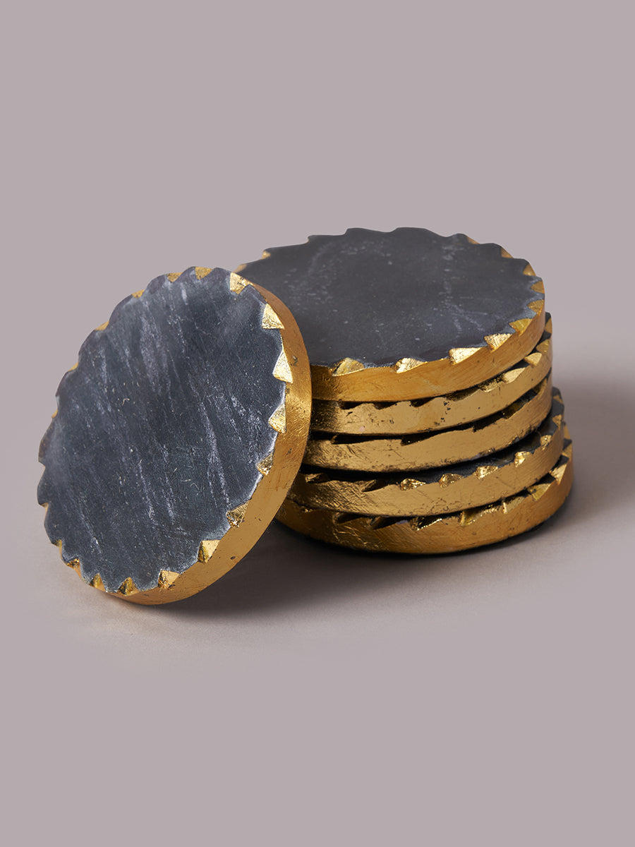 Shimmer & Sip Black (Set of 6)