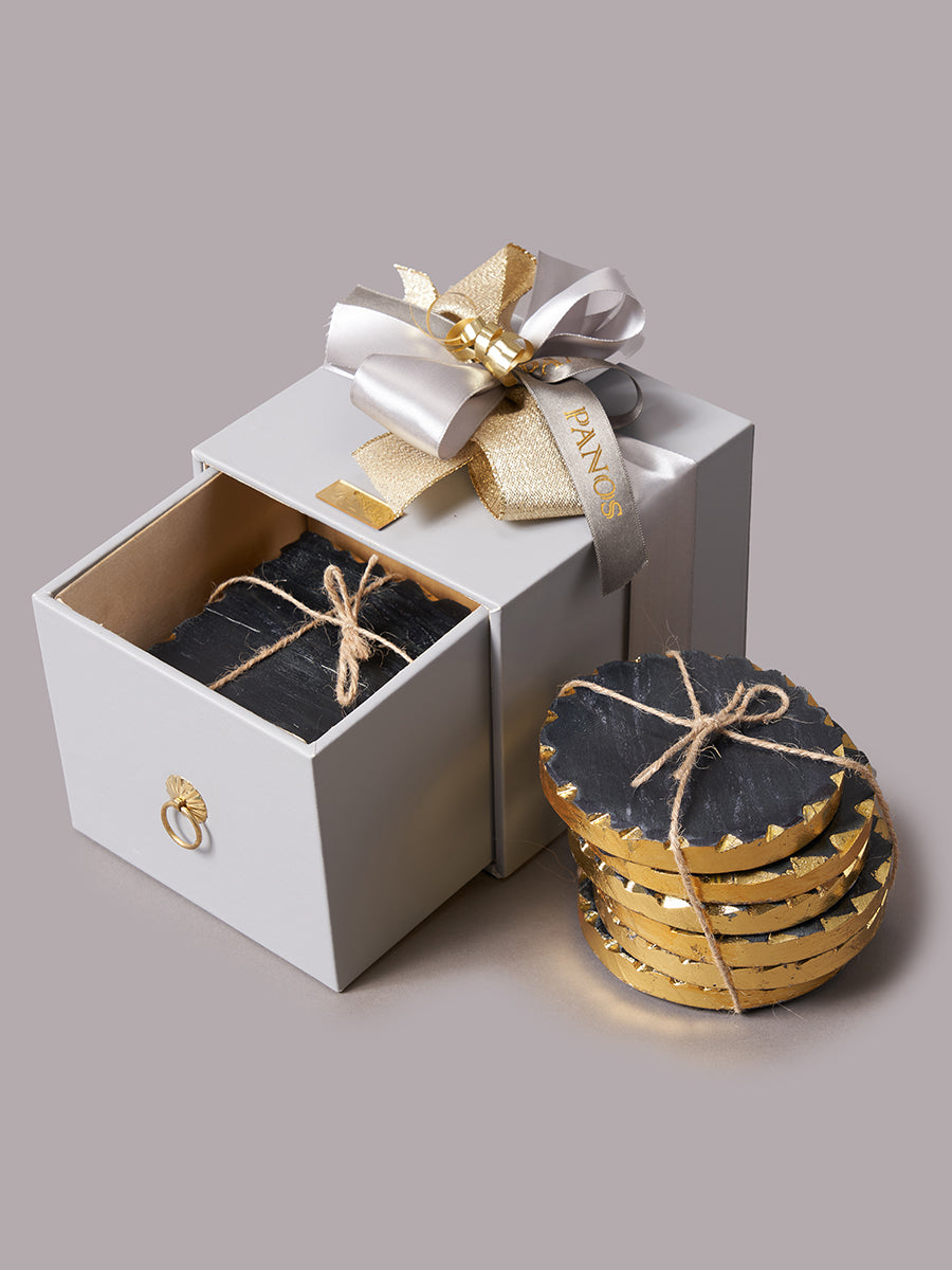 Shimmer & Sip Black (Set of 6)