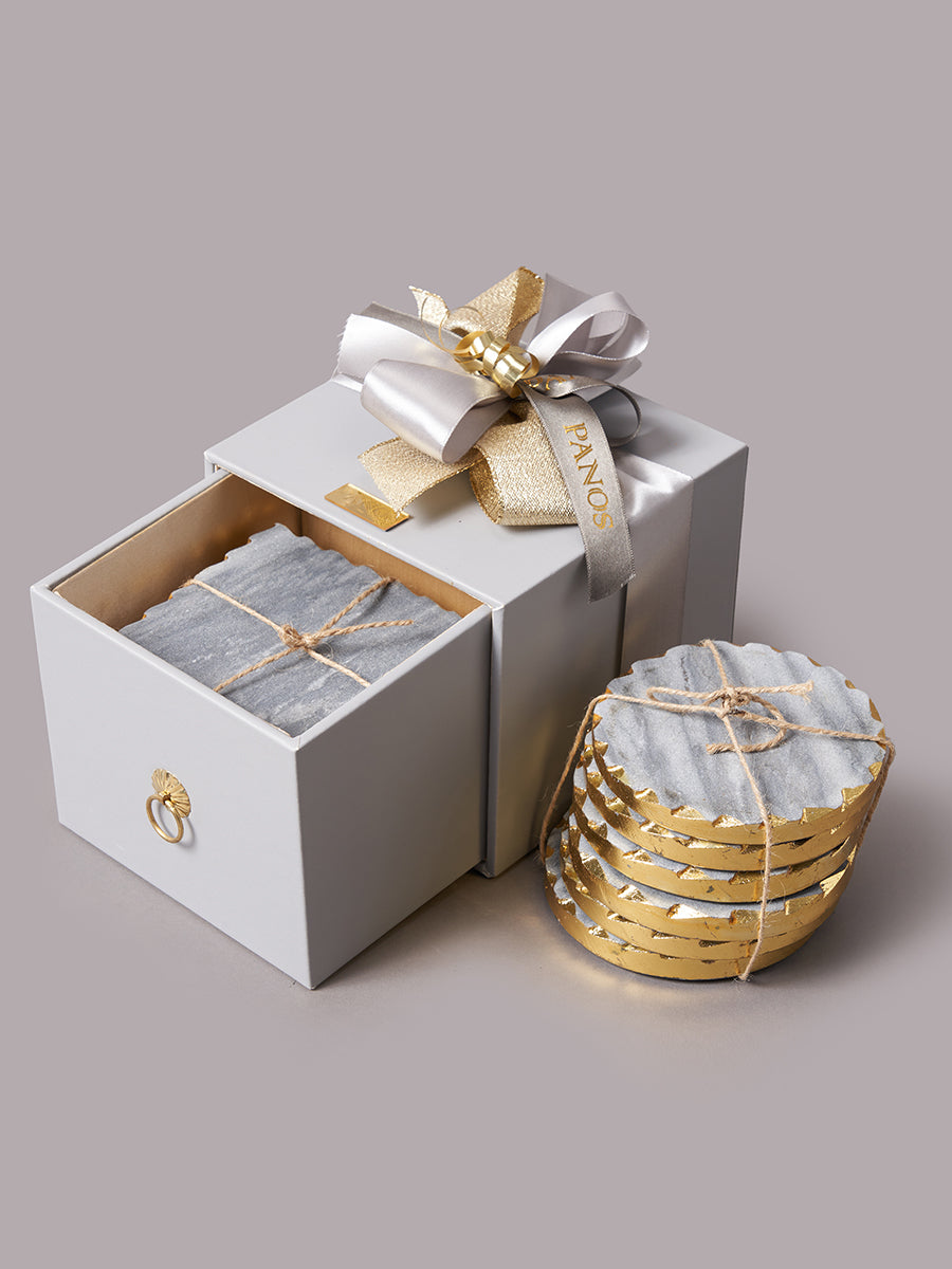 Shimmer & Sip Grey (Set of 6)