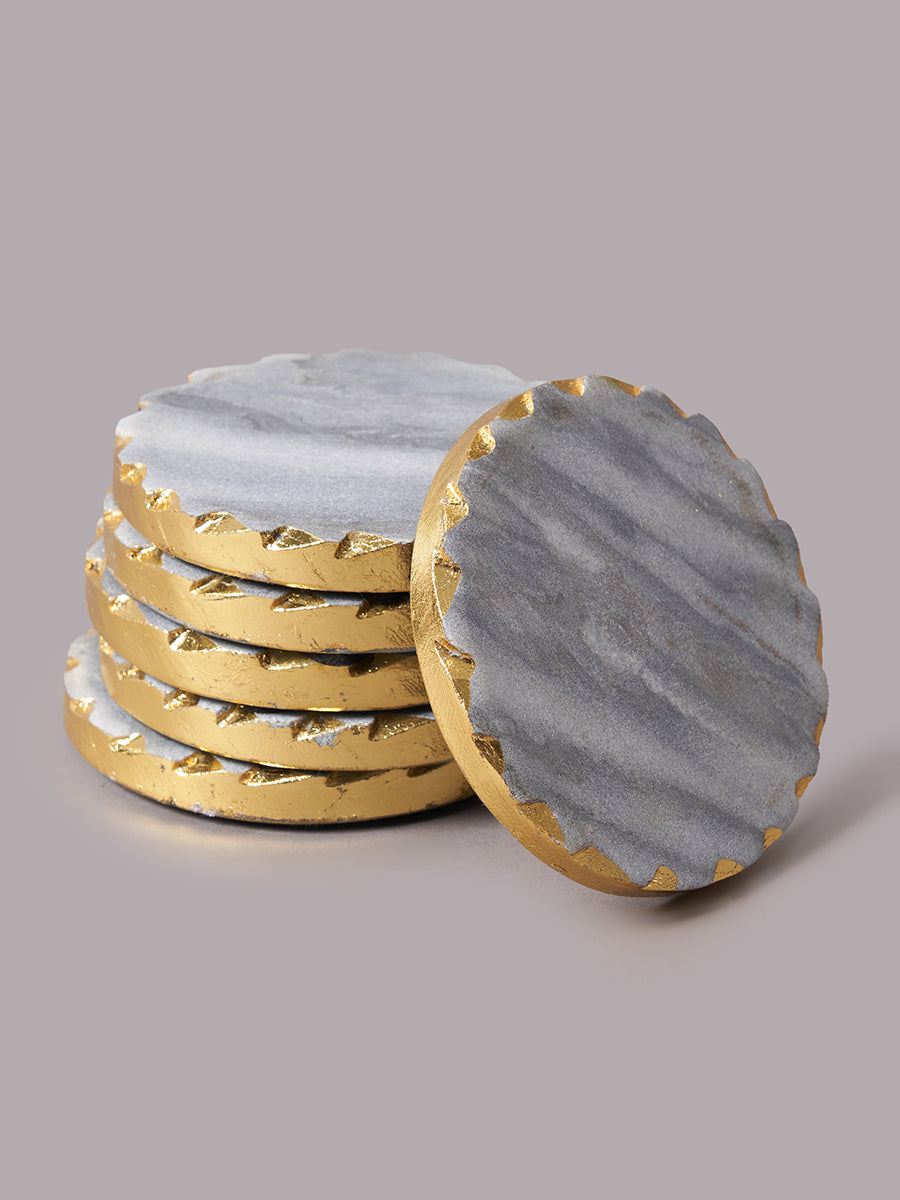 Shimmer & Sip Grey (Set of 6)